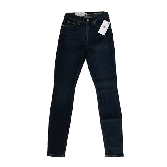 7 For all Mankind Women's 'High Waist Gwenevere' Skinny Jeans RU0446190 size 23 - Picture 1 of 5